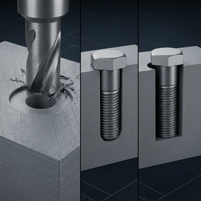 Spotface on Rough Surface and Clearance Fit Diagram