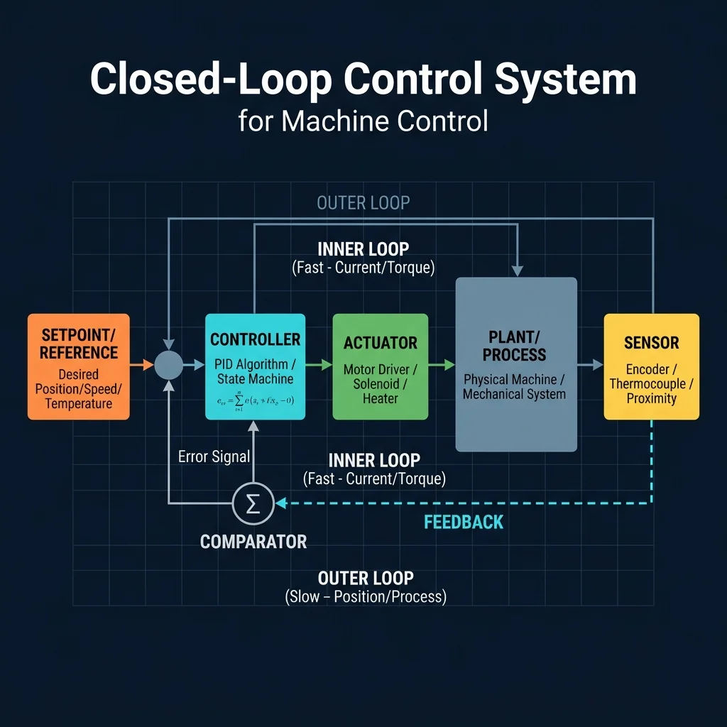 Closed-Loop Control System Diagram